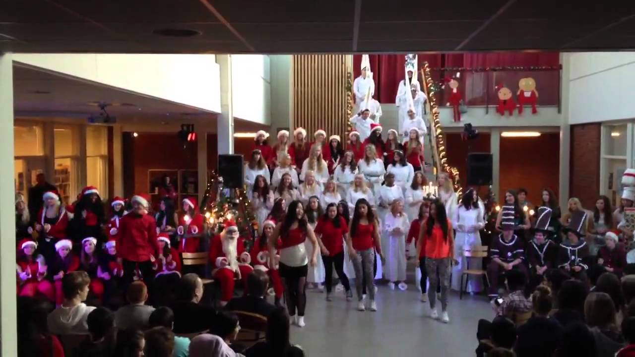 Luciatågs final på Årbyskolan