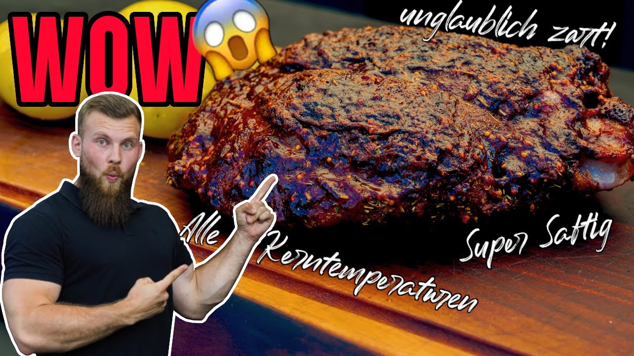 GENIAL! Rehkeule vom Gasgrill mit Beilagen! Einfaches Grillrezept