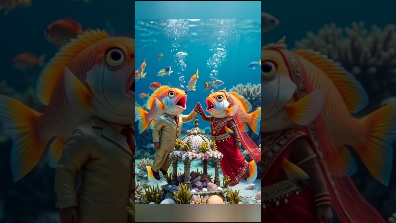 Beautiful Fish Love Story 💍✨