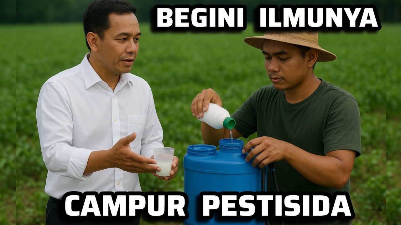 ‼️TEKNIK CAMPUR PESTISIDA‼️Cara Hitung Kebutuhan Insektisida + Fungisida‼️Dosis Kode Pestisida‼️