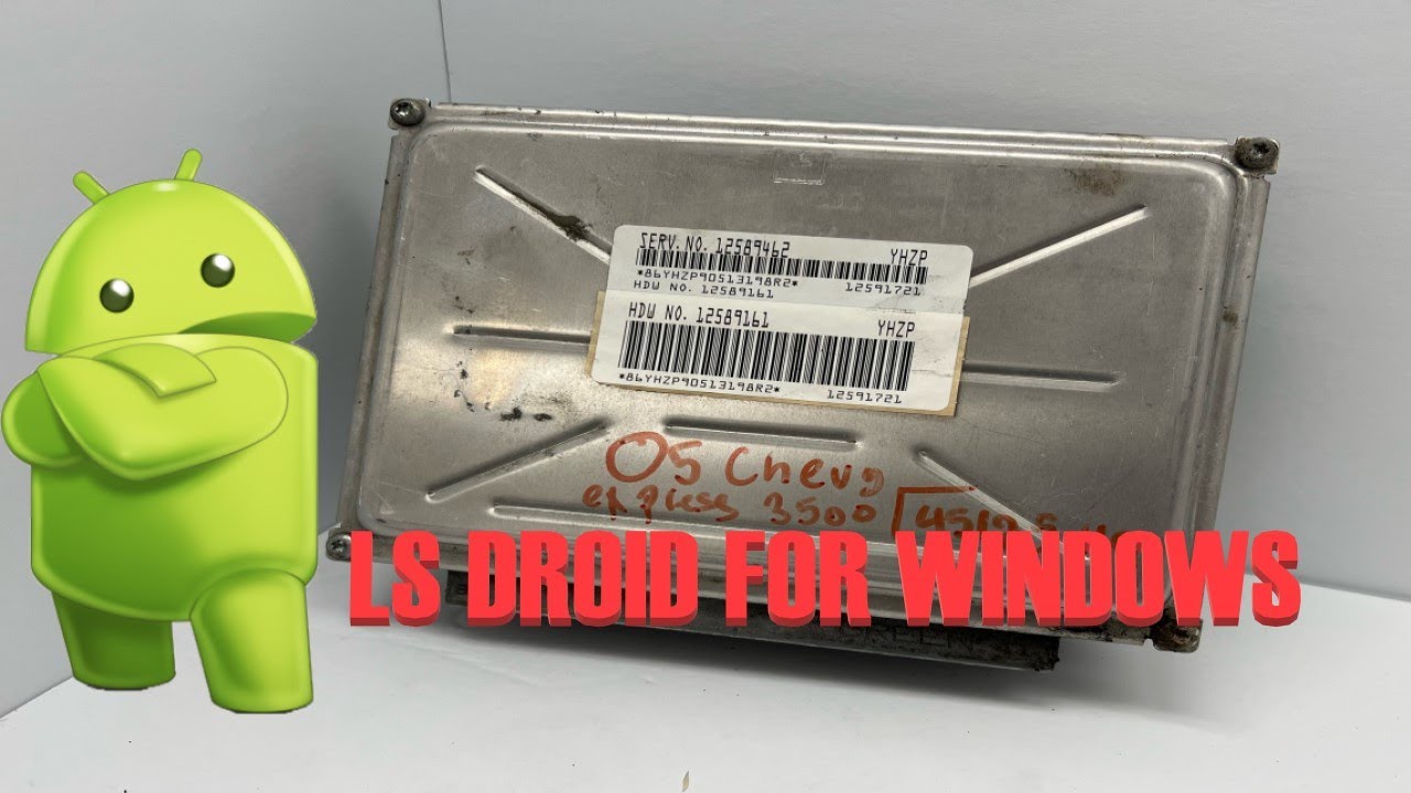 Flashing GM PCMs using LS Droid for Windows