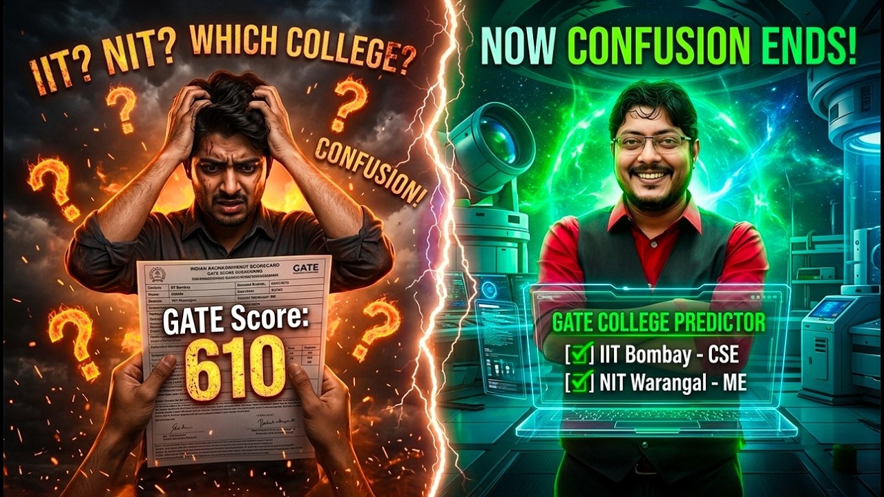 India's 1st college predictor from GATE SCORE #gate #iit #nit