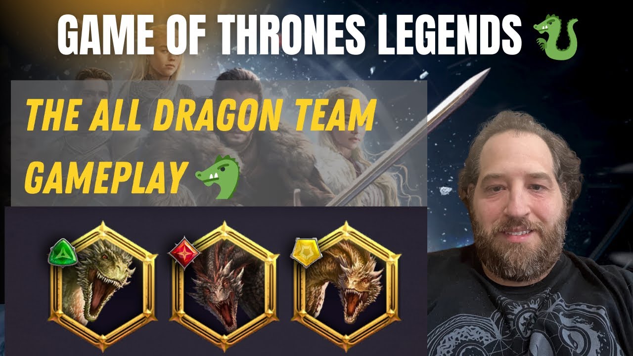 GOT Legends - The All Dragon Team In Action! 🐲 Game of Thrones Legends Gameplay Video