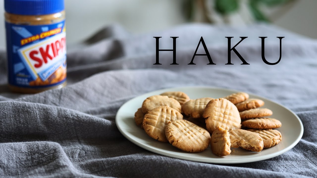 【卵・バター不使用】ピーナッツバタークッキーの作り方：【Eggs and butter not used】How to make peanut butter cookies