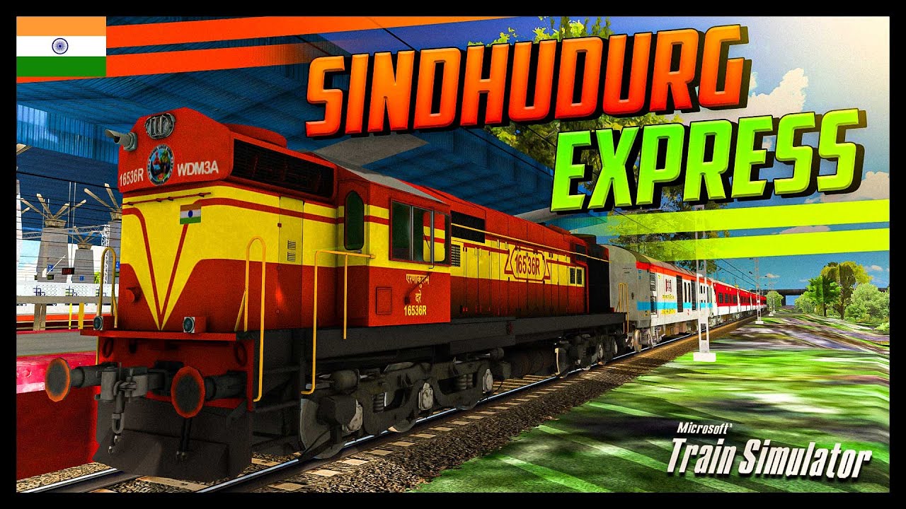 BEAUTY OF KONKAN PASSENGER - 10105 SINDHUDURG EXPRESS | INDIAN TRAIN SIMULATOR | OPEN RAIL INDIA