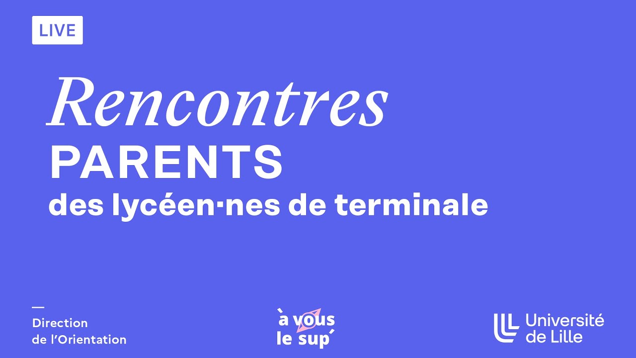 Rencontres parents des lycéen·nes de terminale (Focus sur les études en Droit, AES et...)