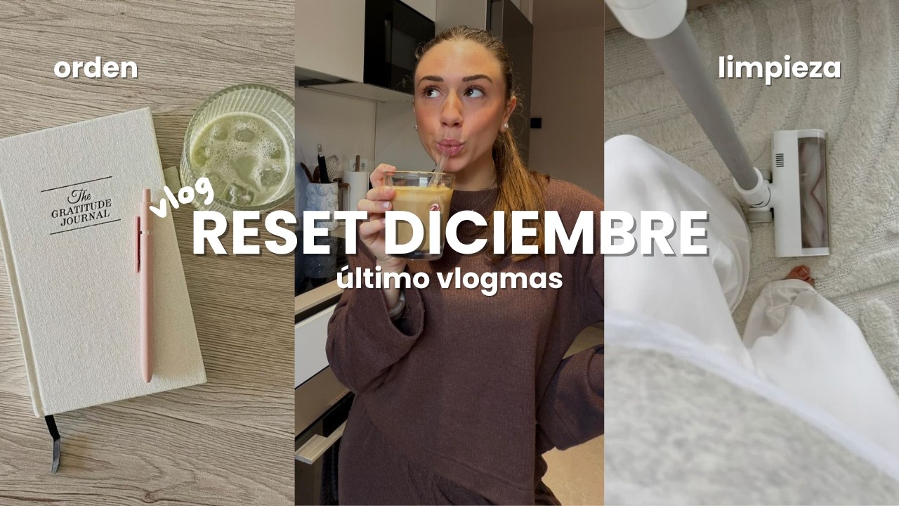 Vlogmas 24 - Reset de casa para navidad, limpieza, orden & organización🫧