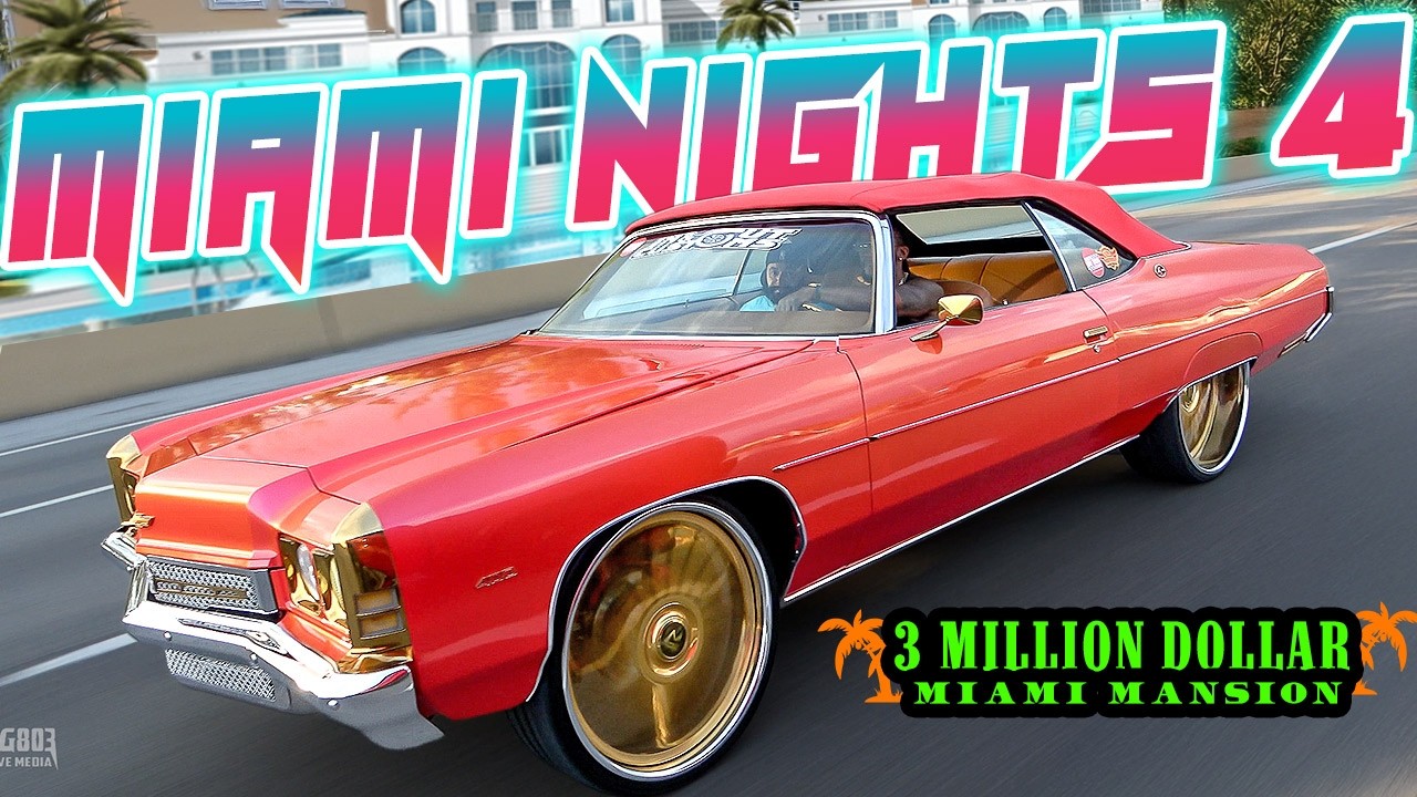 DONKMASTER CREW RIDE THRU MIAMI ALL NIGHT! $3,000,000 Mansion | Top 5 Car Show | Supercharged Donks