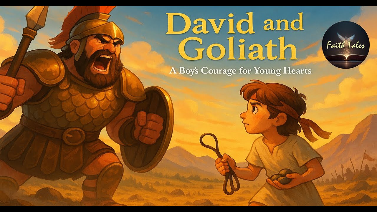 David and Goliath: A Boy’s Courage for Young Hearts | Animated Bible Story for Kids