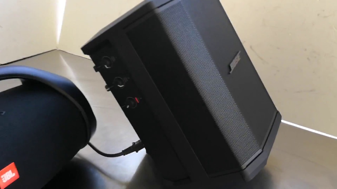 Bose S1 Pro v JBL Boombox Bass test