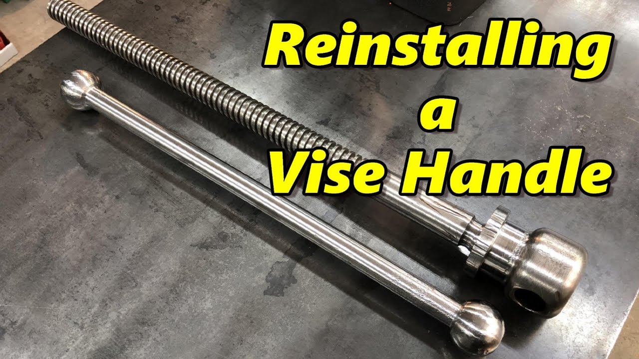 Threading a Reed Vise Handle Back Together