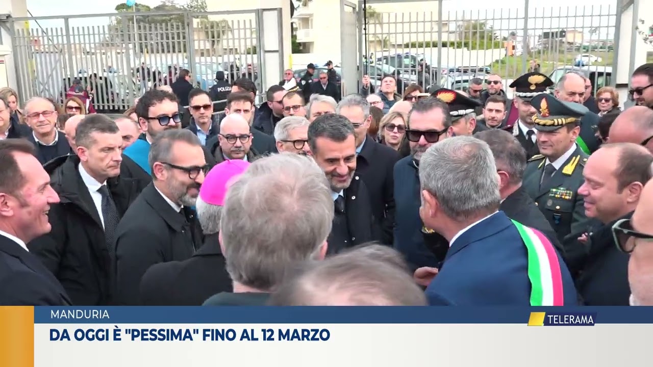 MANDURIA.Da oggi è 