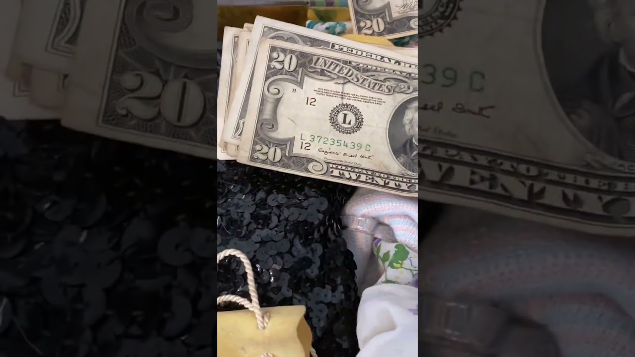 Antique Box Full Of Old Money #youtubeshorts #silver #coin #coinhunting #money #penny #hunting