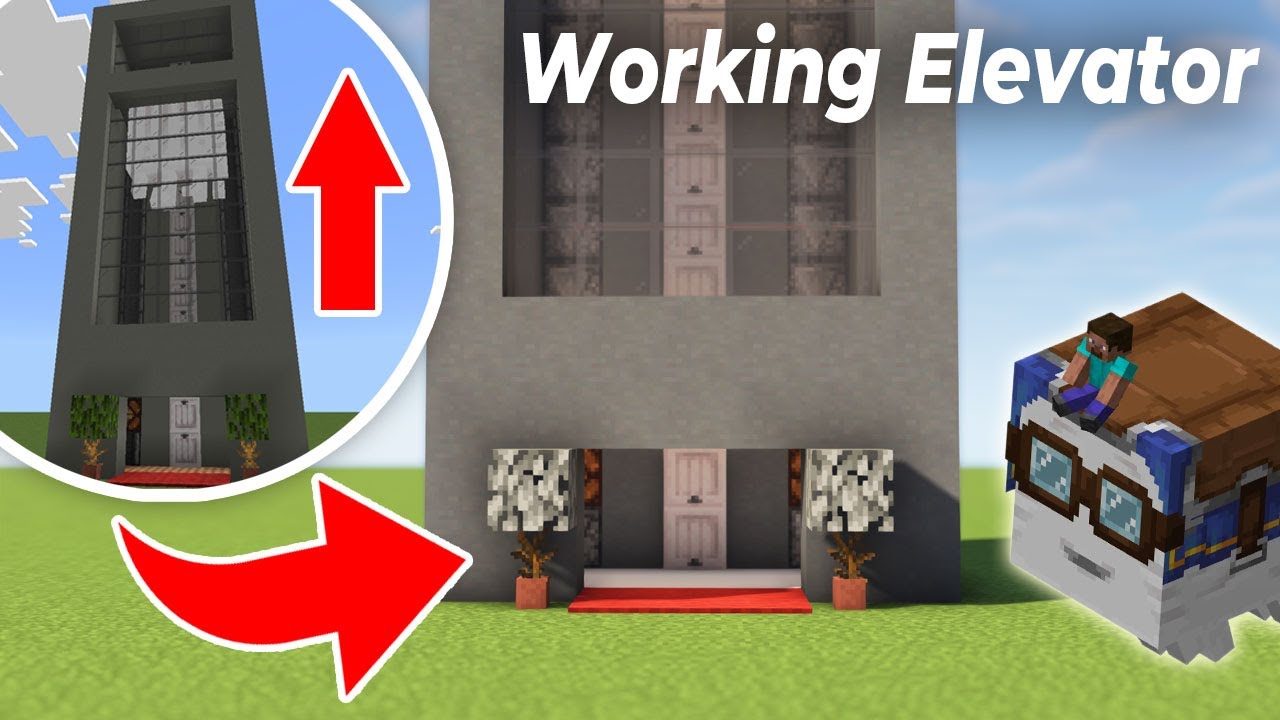 Minecraft: Working Happy Ghast Elevator Tutorials