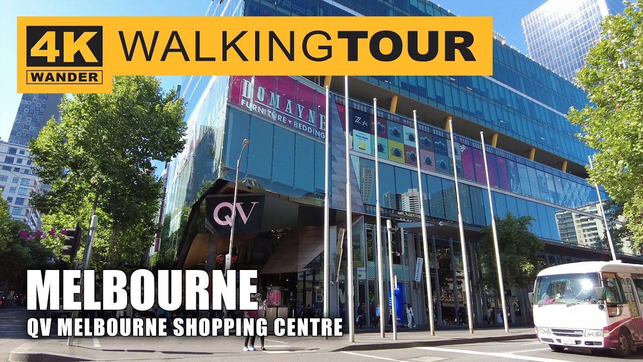 QV Melbourne Shopping Centre Walking Tour in Melbourne, Australia (4K 60fps)