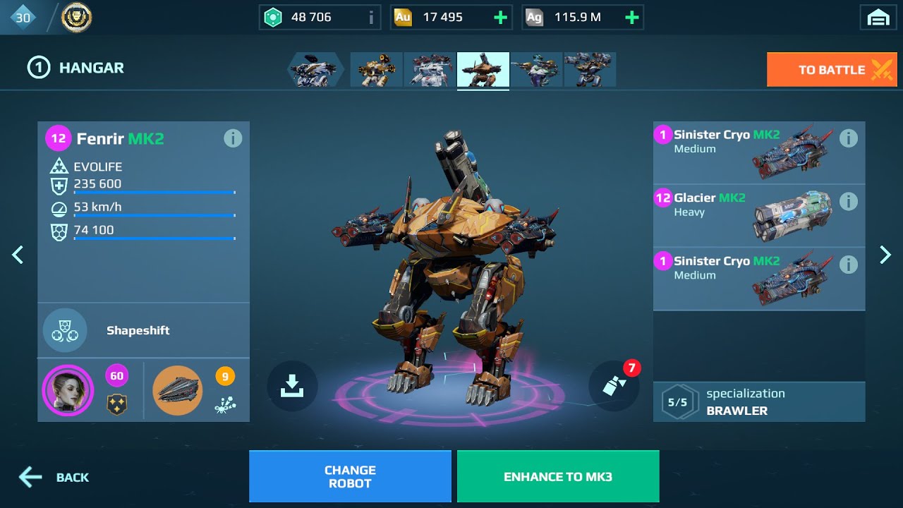 War Robots | Glacier + Cryo Fenrir 💥 13M FFA Damage With Clanmate!
