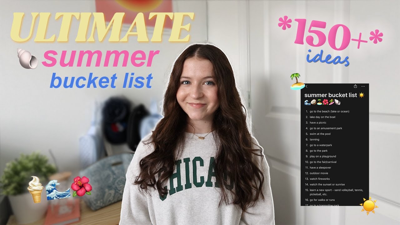 ULTIMATE SUMMER BUCKET LIST IDEAS ☀️ *150+ things to do when bored*