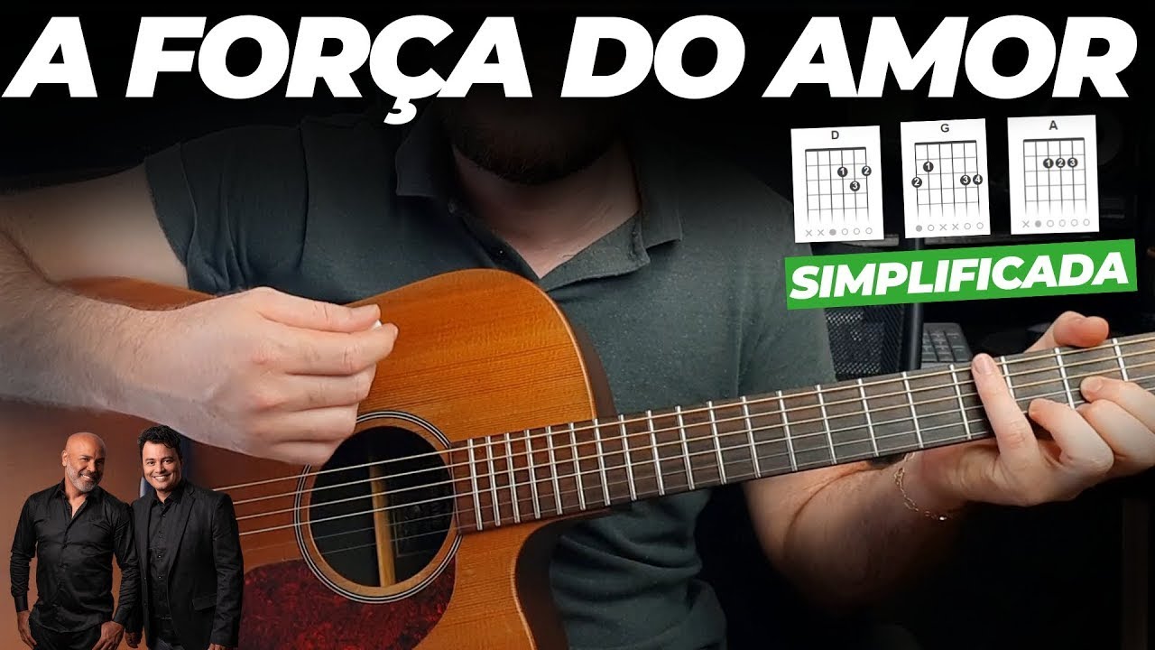 A força do amor - Rick e Renner - Aprenda a Tocar no VIOLÃO 🎸