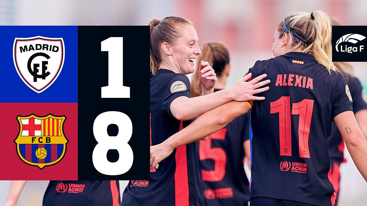 LIGA F | MADRID CFF 1 vs 8 FC BARCELONA 🔵🔴