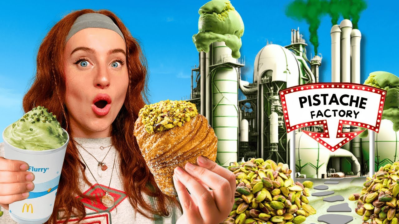 Ik eet alleen pistache producten, de video stopt als ik misselijk word