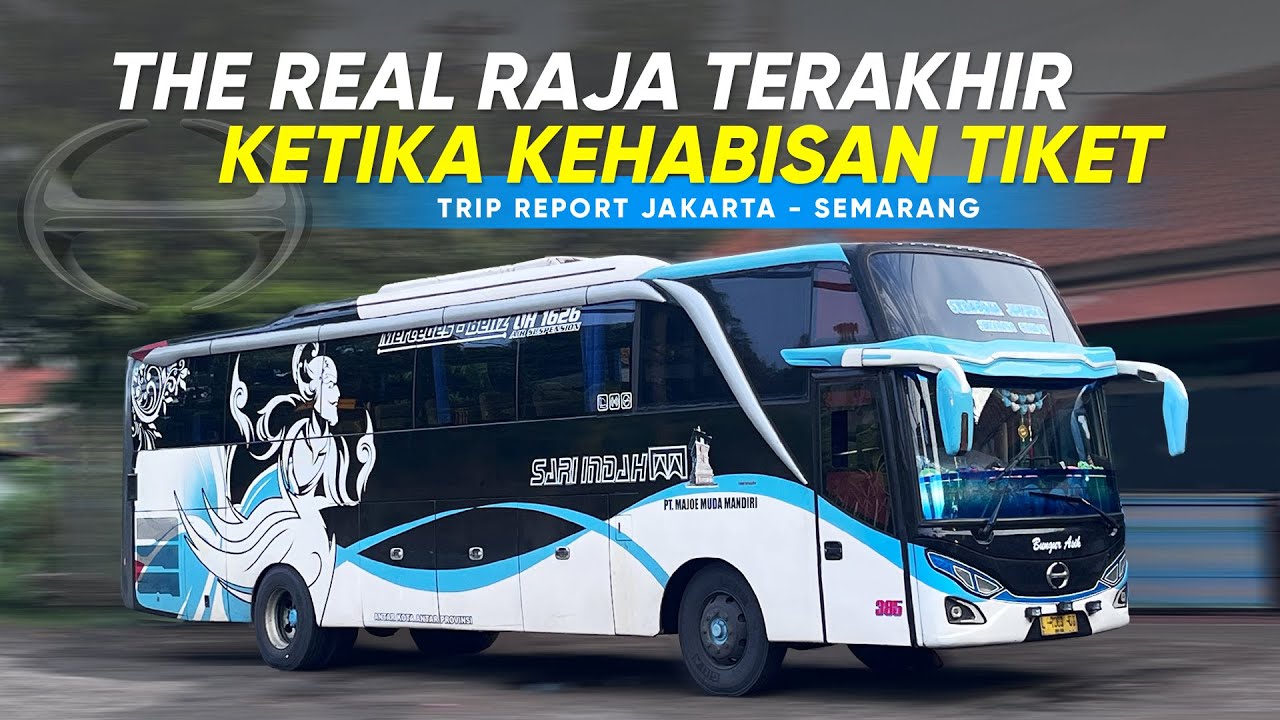 NAIK BUS PENYELAMAT DI TENGAH MALEM CUMA 100 RIBUAN AJA‼️ Trip Sari Indah Jakarta - Semarang