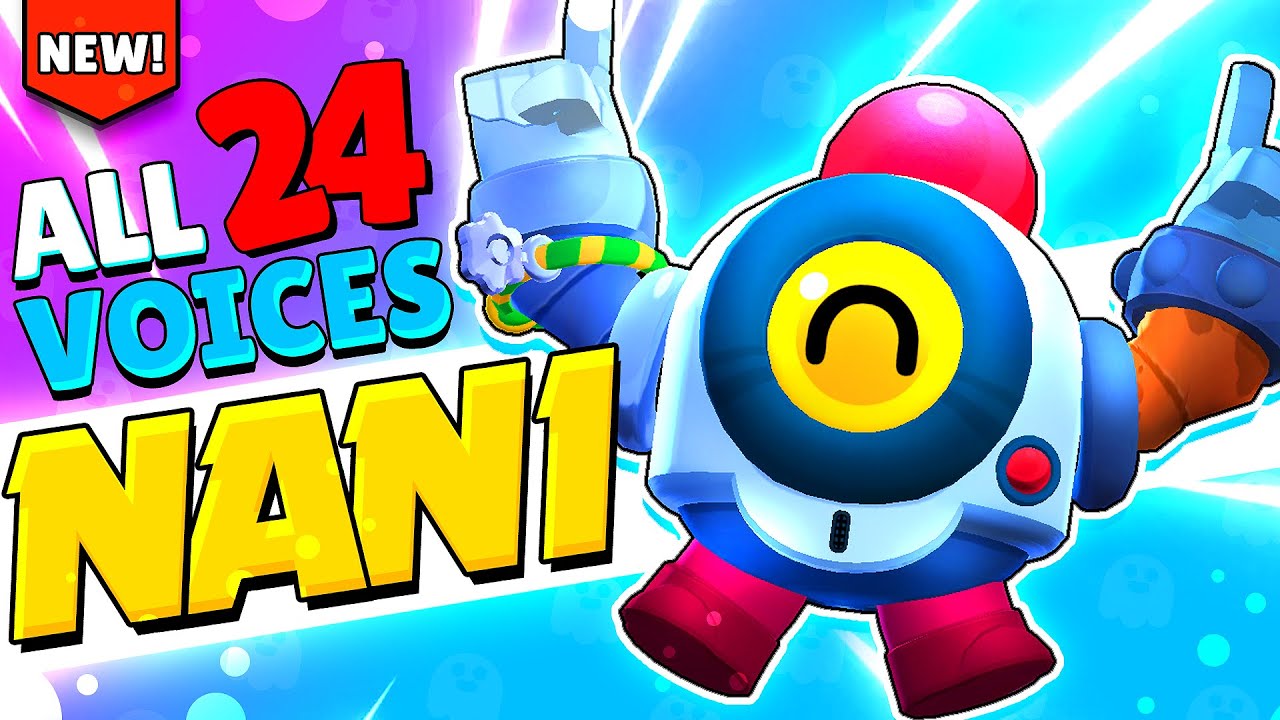 NEW! Brawler NANI All 24 Voice Lines & Animations with Captions | Brawl Stars Update