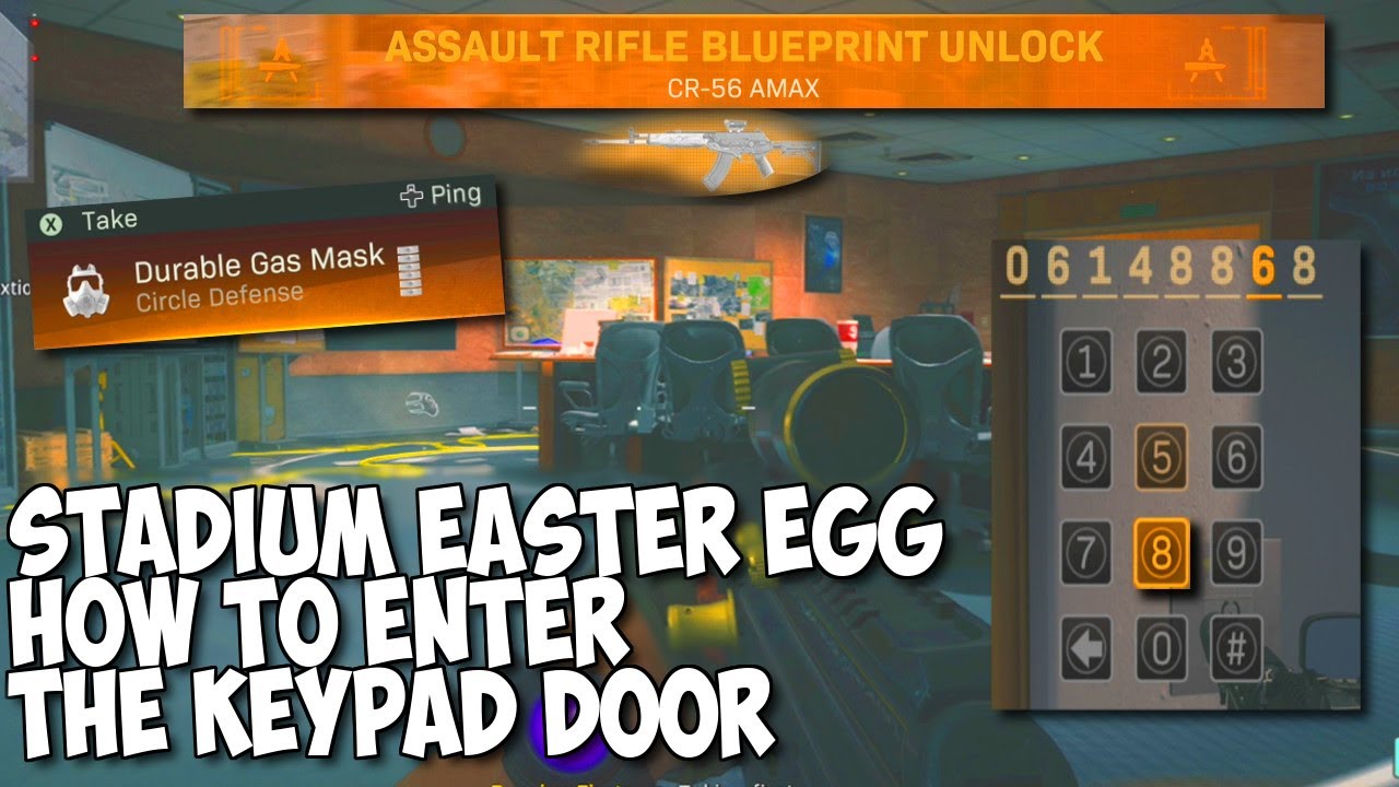 Stadium Easter Egg Guide! How To Enter The Keypad Door And Unlock Enigma Blueprint In Warzone