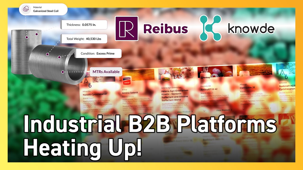 Industrial B2B Marketplaces Growing Quickly 🏭🧪