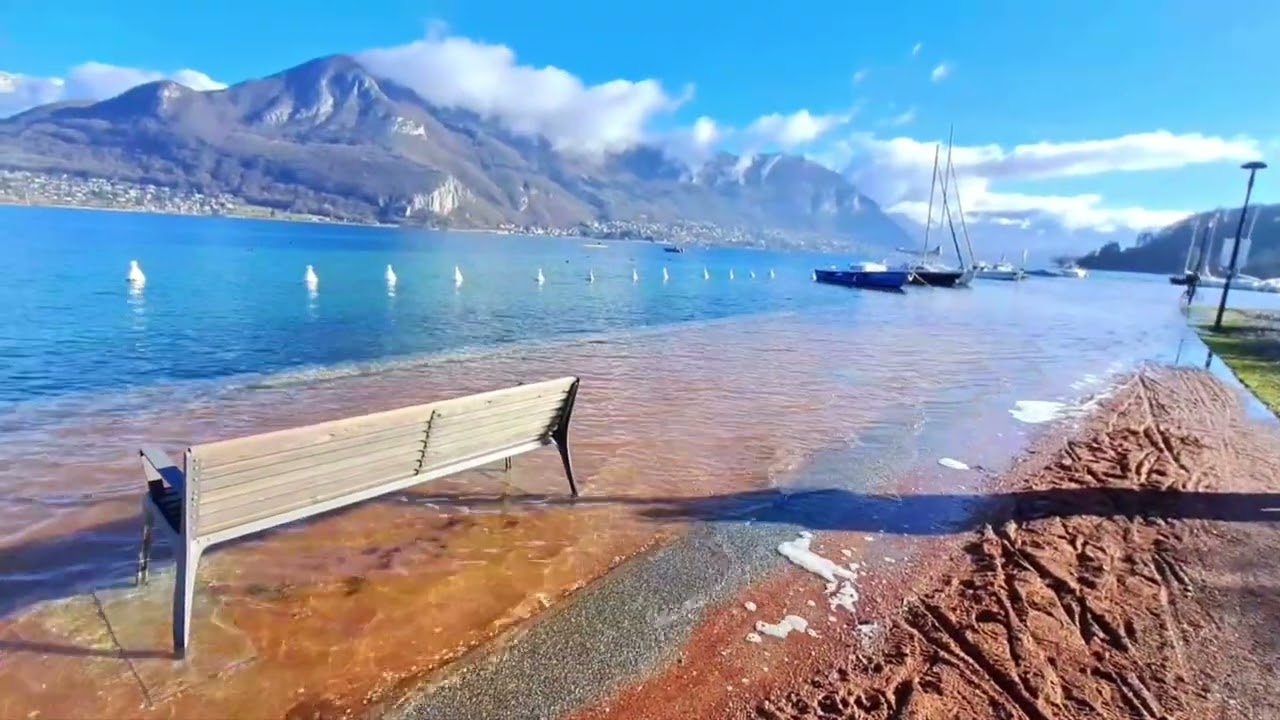 Lac d'Annecy, Inondation Décembre 2023