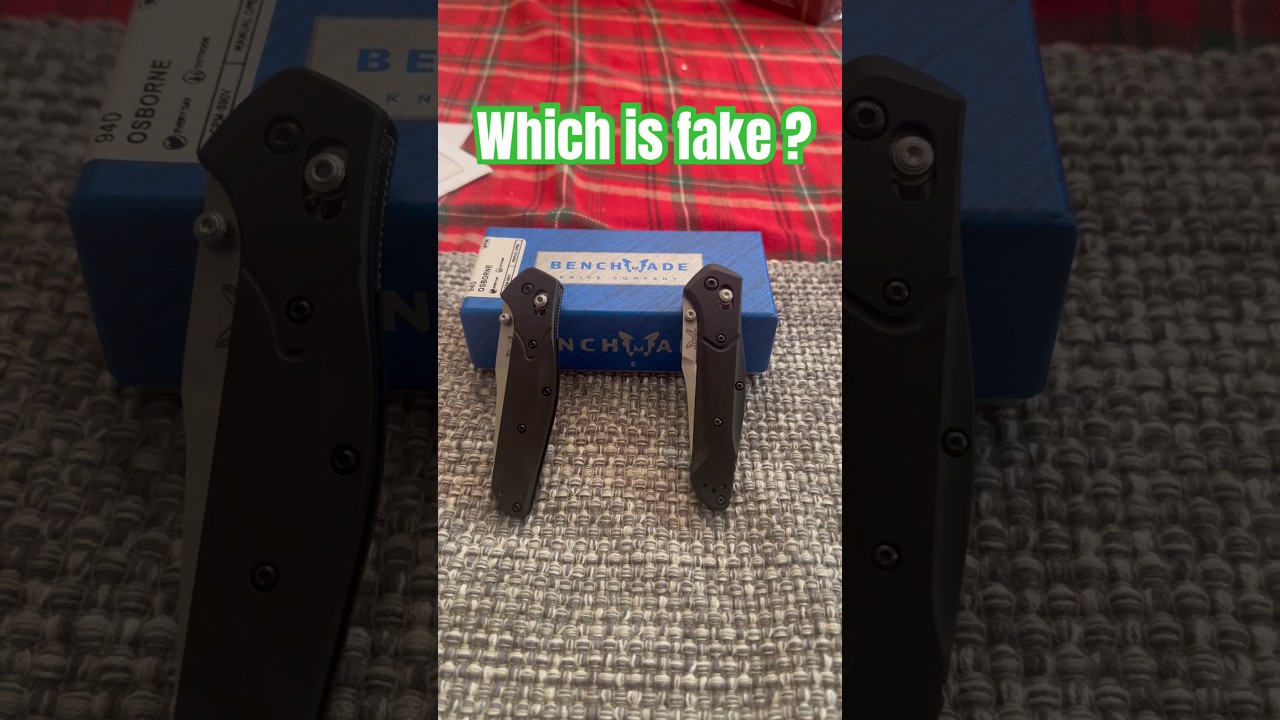 Benchmade 940 Which is fake #shorts #knives #youtube