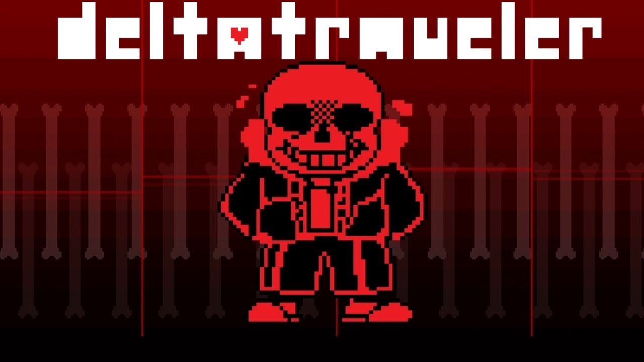 Underfell Sans Boss Fight | Deltatraveler [ DELTARUNE/UNDERTALE FAN GAME ]