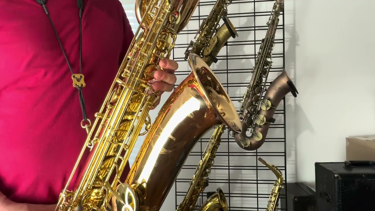 Moanin Mambo Riff on Yanagisawa B-992 Baritone Saxophone