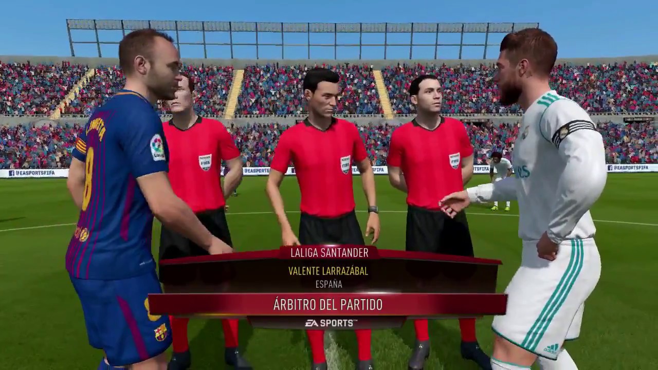 FIFA 18 NINTENDO SWITCH [BARCELONA VS REAL MADRID]