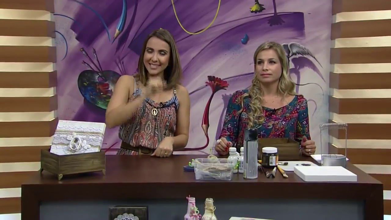 Caixa decorada com Juta e resina estilo Shabby Chic   Camila Claro PT1 Mulher com   18 01 2016