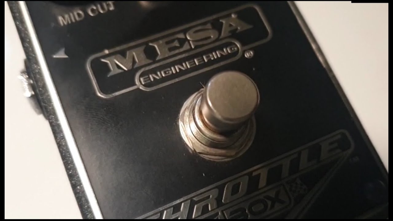 Stompbox gahar bukan kaleng-kaleng buat metal Mesa Boogie throttle box!!!