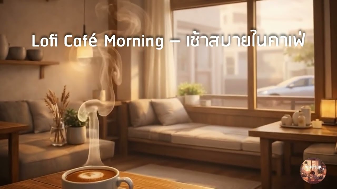 [1 Hour] Lofi Café Morning – เช้าสบายในคาเฟ่ | Jazz Hop & Lofi Beats สำหรับเริ่มต้นวันใหม่อย่างสดใส