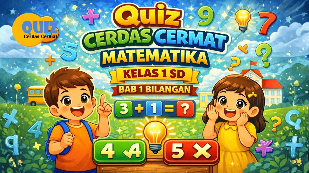 Quiz Cerdas Cermat Matematika Kelas 1 SD: Tebak Bilangan dengan Cepat!