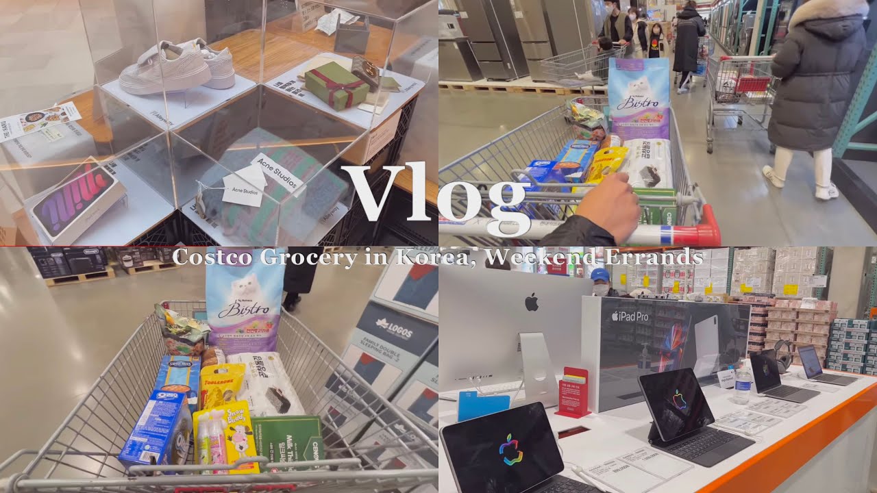 KOREA VLOG 🇰🇷 | SHOPPING IN COSTCO GROCERY | WEEKEND ERRAND