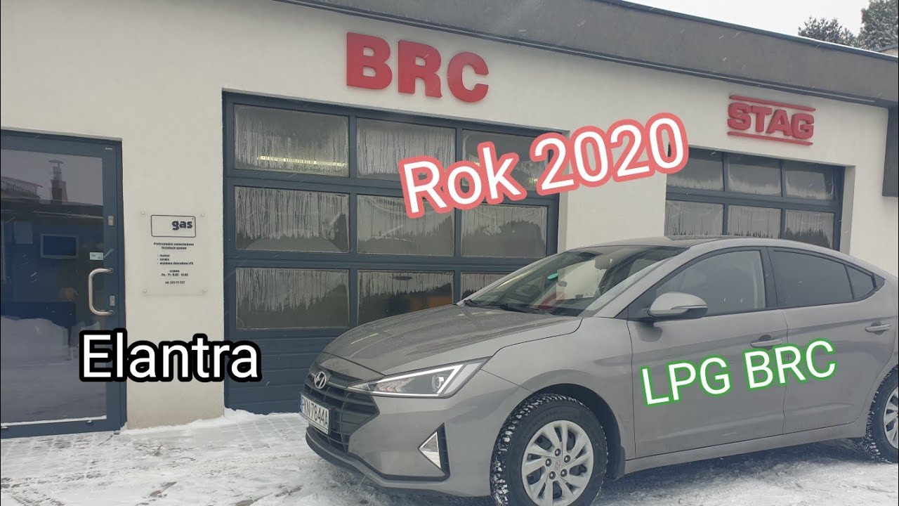 Hyundai Elantra 1.6 2020 rok. z LPG BRC SQ 32 w EkoGas Konin
