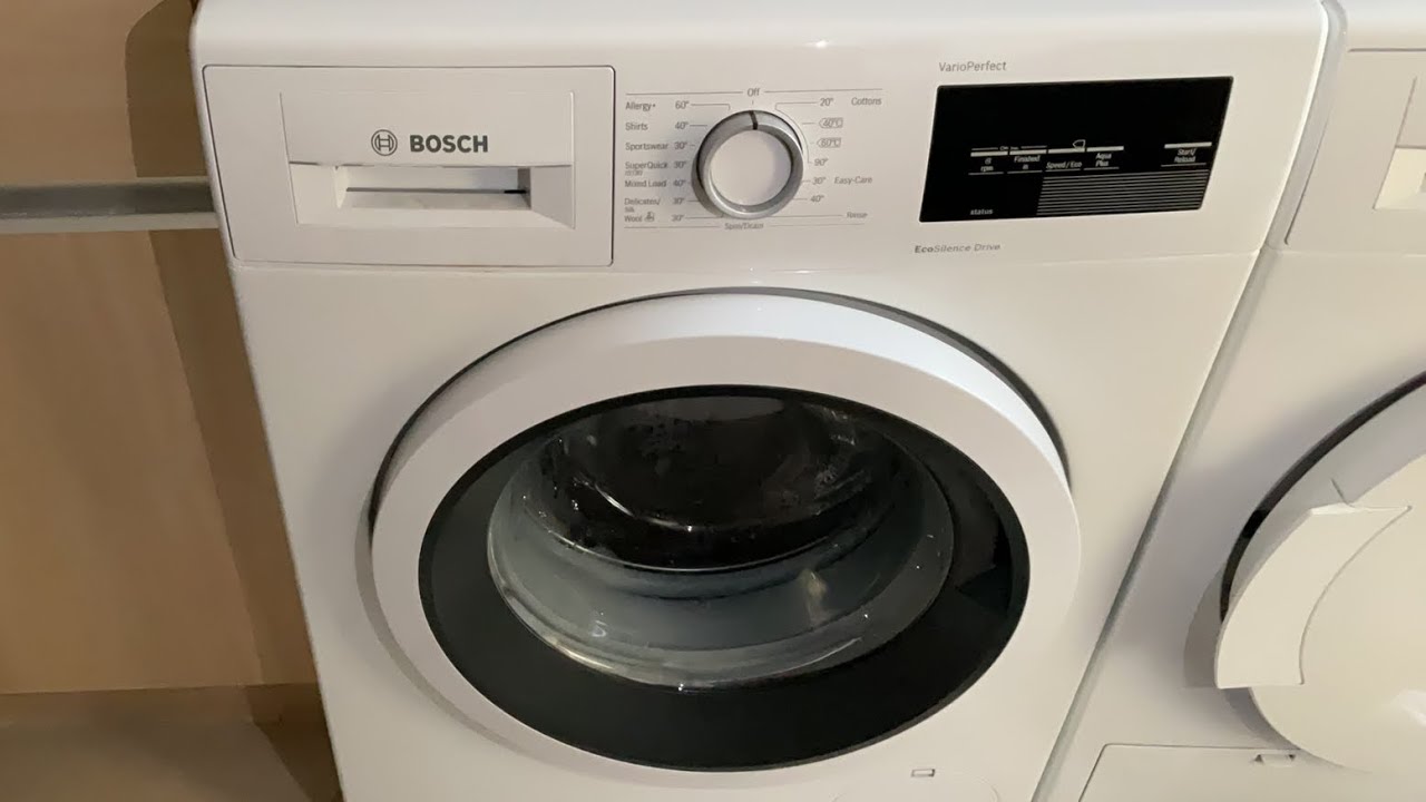 Start Darks Bosch VarioPerfect Ecoslience Drive WAT28371GB/69 Easy Care 40 Aqua Plus 1200rpm