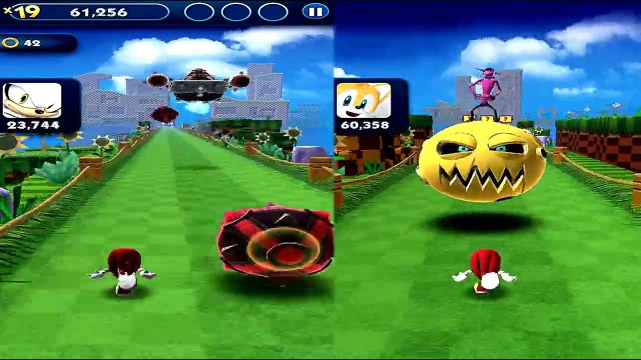 Sonic Dash - Knickles Run, Cool Android Gameplay HD - Part 33