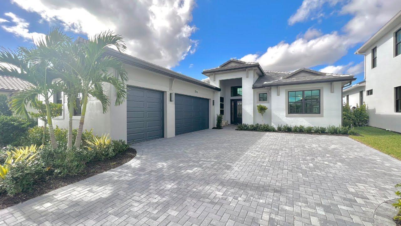 Cresswind Palm Beach Luxury New Construction Pool Home Tour in Westlake Florida | Riley Kolter Homes