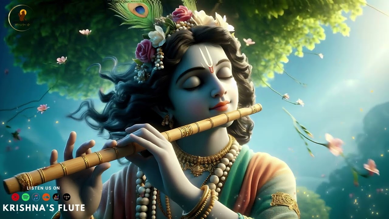Krishna Flute Music | Indian Relaxing Music , Calm, Morning Relaxation Music for Yoga & Study