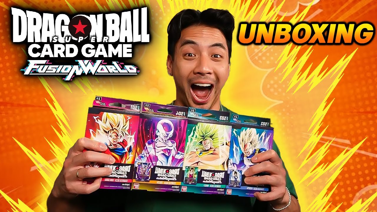 First look at the Dragon Ball Fusion World Starter Decks! - Unboxing