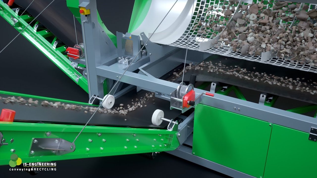 IS Engineering Vibrating screens (TS4000.14) 3D Animation