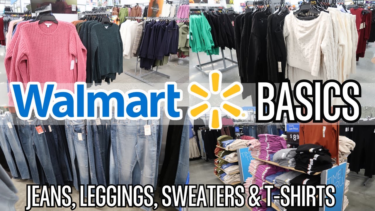 WALMART SHOP WITH ME FOR 2024 WARDROBE ESSENTIALS  | TOP FASHION BASICS FOR 2024!