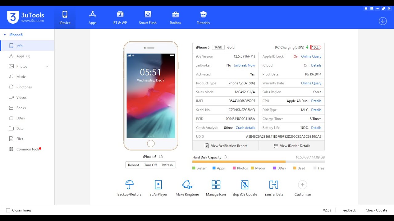 iphone 6 Passcode Disabled icloud  Bypass