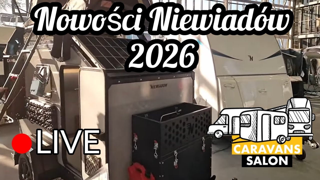 Nowości Niewiadów na 2026 rok !!! Namiot na pickupa jak Transformer !! Spacerujemy po Caravans Salon