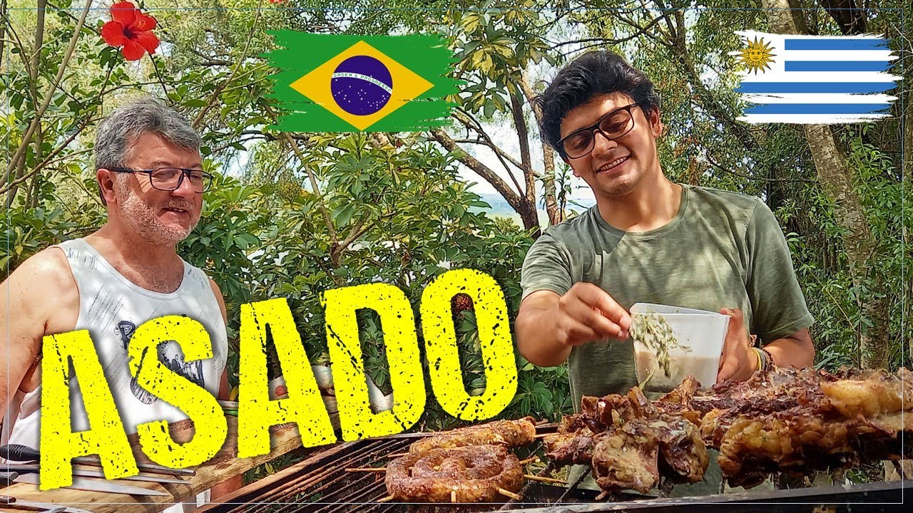 😱 ASADO URUGUAYO, RECIBIMOS el AÑO en la FRONTERA DE LA PAZ 🥳 [RIVERA, URUGUAY] // CAP. 126