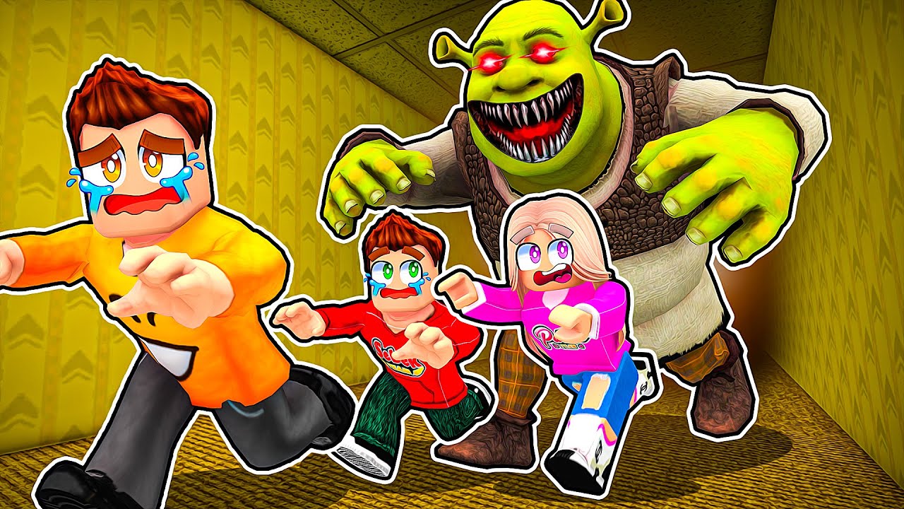UCIEKAMY PRZED STRASZNYM SHREK 5 w Roblox!